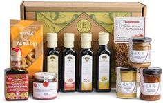 Bellina Mama Mia! Grand Italian Gift Basket With Award Winning Balsamic Vinegar, Infused Olive Oils, and Gourmet Food - Al Natural Food Gift Basket - Gourmet Gifts for Foodies