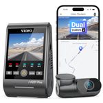 VIOFO A229 Plus 2K + 2K Dual STARVIS 2, HDR Front Rear Dash Cam Car, Voice Control & 5GHz Wi-Fi Car Camera, Ultra-Precise GPS, Super Night Vision 2.0, 2.4" Large LCD, Voice Notification, 512 GB Max