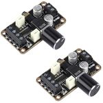 DROK 5W+5W Mini Amplifier Board 2pcs PAM8406 Audio Amplifier Board DC 5V Digital Stereo Power Amp 2.0 Dual Channel Class D Amplify Module for DIY Speaker Sound System