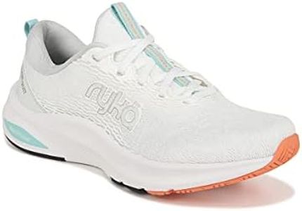 Ryka Women's, Never Quit Training Shoe, White/Blue, 8 Wide