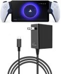 PS Portal Charger, PS5 Portable Charger Power Supply 15V 2.6A Fast Charging Kit Compatible with PS Portal Remote Player,PSP,PS-5,Xbox,Switch Pro Controller, Type C Black