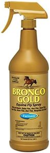 Farnam Bronco Gold Horse Fly Spray, Grooming Aid, Coat Conditioner, 32 Ounces, Quart Spray