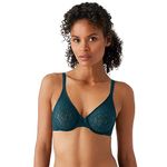 Wacoal 851205 Halo Lace Underwire Moulded Bra - 851205 Dark Sea