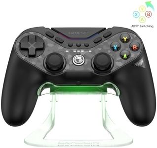 GameSir Tarantula Pro Wireless Controller for Switch/PC/iOS/Android with Charging Dock, Bluetooth 2.4G Wired Controller with Anti-Drift TMR Sticks, 9 Mappable Buttons, RGB Lighting,1200mAh, ABXY Layout Switching