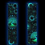 Tiamon 2 Pieces Black Light Art Wal