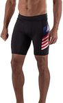 Anthem Athletics Hyperflex Mens Compression Shorts – Workout, Gym, Athletic Compression Bottoms - American Flag (Zipper Pocket) - XX-Large