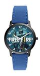 synthetic Freefire Blue Analog Watch For Boys & Girls