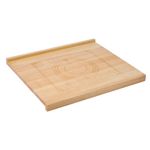 Reversible Wooden Pastry Board 61 x 51cm Kneading Board for Rolling Dough Bread Cutting Board with Lip Pastry Baking Board with Engraved Ruler & Pie Board Template for Counter Top Kitchen