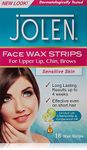 Jolen Sensitive Skin Facial Strip Wax (16 Strips), (Pack of 1)