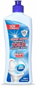 Natural Toilet Cleaner Removes Tough Dirt Liquid 400Ml | Skin Safe, Non Toxic,HCL & Chemical Free Liquid | Safe For Tap & Shower | Powered By Natural Enzymes With Gleaming Fragrance Pack Of 400ml
