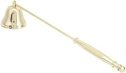 Bell‑Shaped Candle Snuffer, Practical Convenient Wear‑Resistant and Durable Candle Snuffer for Family for Home(Gold)