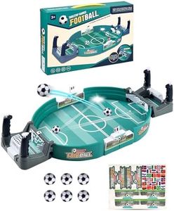 LAOYE Mini Babyfoot de Table Jeu Interactif de Baby Foot - Jouet de Société de Football Jeux Familiaux Cadeaux pour Anniversaire Enfant Garcon