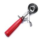 Cuisinox DIS24R Spring Action Disher Scoop, Size #24, Red