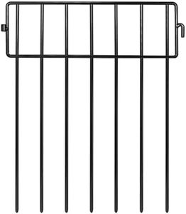 ADAVIN 60 Pack Garden Fence Animal Barrier, 12 in(H) Animal Barrier Fence No Dig, 1.5 in Gap Dog Digging Fence Barrier, No Dig Fencing for Dog Rabbits, Ground Stakes Fences for Yard，Total 60Ft(L)