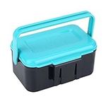 Fishing Bait Box, Worm Earthworm Lure Storage Case with Clip Plastic Portable Durable Hook Container Fishing Accessory