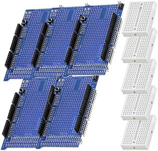 AZDelivery 5 x Prototype Shield avec Mini Breadboard Compatible avec Mega 2560 R3, Compatible avec Arduino incluant Un E-Book