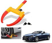 Auto Addict Car Wheel Lock Tyre Locks Car Wheel Lock Security Tire Clamp Anti Theft Protective for All Cars