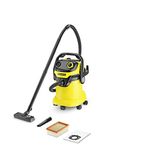 Karcher WD 5 1100-Watt Wet and Dry Vacuum Cleaner (Yellow/Black)