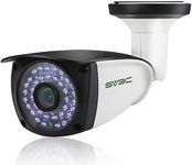 SV3C 5MP PoE CCTV Security Camera Outdoor, Cameras House Security with 20M IR Night Vision, Security IP Camera Outdoor with Human/Vehicle Detection, Build-in MIC, SD card & Cloud, Waterproof