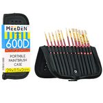 MEEDEN Paint Brush Holder, 11 X 10.5 Inch Zippered Paint Brush Case, Organization and Storage Bag for Artist Paint Brush (Brushes NOT Included)