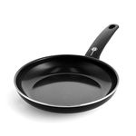 GreenPan Cambridge Healthy Ceramic Nonstick 24 cm Frying Pan Skillet, PFAS Free, For all hobs including Induction, Oven Safe up to 160°C, Black