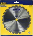 IRWIN Tools Classic Series Carbide Table/Miter Circular Saw Blade, 8 1/4-inch, 24T (15150)