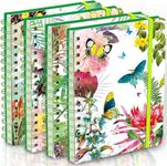 4Pack A5 Spiral Notebook, 120 Lined Pages 8.3x5.7" Hardcover Small Spiral Journal Bulks for Writing Note Taking Office Work Women Great Gifts