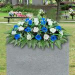 LVXINLI Artificial Cemetery Flower-