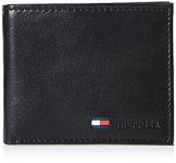 Tommy Hilfiger Men's Stockon Coin Wallet, Black, One Size