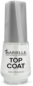 BARIELLE Top Coat - High Shine Top Coat Infused with Vitamin E, Garlic & Horsetail Extract .47 oz.