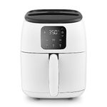 DASH Tasti-Crisp™ Electric Air Fryer Oven, 2.6 Qt., White – Compact Air Fryer for Healthier Food in Minutes, Ideal for Small Spaces - Auto Shut Off, Digital, 1000-Watt