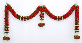 Daedal Dream Catchers Rose Door Set(Red) Doorway flower toran/hanging