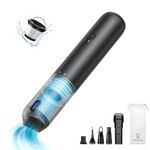 Baseus Car Vacuum Cleaner Portable Cordless, 12000pa Rechargeable with Single Touch Empty, USB C Fast Charging, 4 in 1 Mini Air Blower Inflator Pump Vacuum