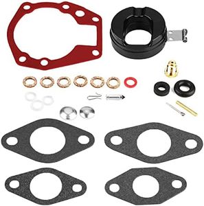 MARKGOO 0439071 Carburetor Rebuild Kit with Float Replacement for OMC Johnson Evinrude Outboard Engine 1.5-20 HP Boat Motor Carb Repair Parts Sierra 18-7043 382045 382046 382047 382049 383052 439071
