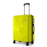 Safari Pentagon Pro 8 Wheels 66Cm Medium Size Checkin Trolley Bag, Hard Case Polypropylene 360º Wheeling Luggage for Men & Women, Travel Bag, Suitcase for Travel, Trolley Bags for Travel, Green Lime