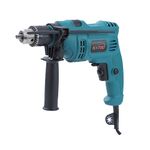 KATSU Electric Impact Drill 500W with 13mm Chuck, Variable Speed and 360° Rotating Handle, for Drilling Wood, Brick, Metal and Concrete (Budget)