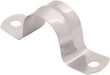 Amanaote Stainless Steel 1 Inches Diameter Tube Strap Tension Clip Pipe Clamp(Pack Of 10 Sets)