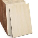 Balsa Wood Sheets, 15 Pack Basswood Thin Wood Sheets Hobby Wood MDF DIY Wood Board for House Aircraft Ship Boat DIY Wooden Plate Model, for Arts and Crafts, School Projects (150x100x2mm)