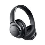 soundcore Anker Q20 Hybrid Active Noise Cancelling Headphones, Wireless Over Ear Bluetooth Headphones, 40H Playtime, Hi-Res Audio, Deep Bass, Memory Foam Ear Cups, for Travel, Home, Office