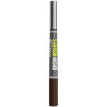 Maybelline New York Brow Inserts, 2-in-1 Eyebrow Pencil Pen and Fiber Gel, 0.015MM Triple Tip for 100 Hair-Like Strokes in 30 Seconds, 36-Hour Wear, Smudge-Proof, Shade: Deep Brown 5