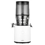 Hurom H320 Slow Juicer | Ultra Low Pulp | Hands-Free | Hopper Fits Whole Produce | Quiet Motor | BPA Free | Easy Assembly | Cold Press Masticating Juicer (White)