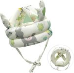 GREEMITO Baby Head Protector for Safety - Adjustable Safety Helmet 6m to 3y Kids, Soft Head Cushion Protective Running Walking Crawling Safety Helmet - Multi Printed Harnesses Cap (Multicolor)