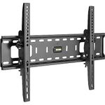 CondoMounts TVT8064 Tilting TV Wall Mount For Metal Stud-Drywall | TV Mount Metal Studs | Studless TV Mount | 132lbs Capacity | Fits 37-in. to 80-in. TVs | Elephant Anchors Set with Titanium Drill Bit