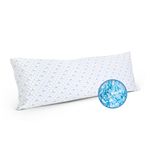 ESHINE Full Body Pillows for Adults - Full Body Pillow for Sleeping/Gel Infused Cooling Pillows/Shredded Memory Foam Pillows, Oeko-TEX/CertiPUR-US Certified, 20x54 Long Pillows…