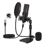 iQlQPQ XLR Podcast Microphone - Pro Quality Dynamic Mic for Podcasting & Vocal Recording, Voice-Isolating Technology, All Metal Construction