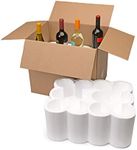 U-Haul Wine 12 Bottle Wine Shipping, Moving & Packing Kit - Includes a 18-1/8” x 13-7/8” x 15-1/2” Box & Styrofoam Inserts