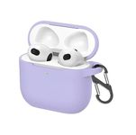 YellowInc Case Cover Compatible with Apple AirPods 4 (Earbuds Not Included) (Purple)