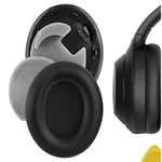 Geekria QuickFit Replacement Ear Pads for Sony WH-1000XM4 Wireless Headphones Ear Cushions, Headset Earpads, Ear Cups Cover Repair Parts (Black)