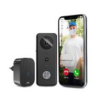 GM G-Smart Video Doorbell I Video Door Phone I Home Security Camera & Door Bell I Smart WiFi I Full HD Video 1080P I AI Human Detection 1Y Warranty