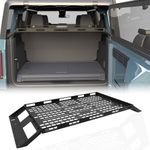 Broaddict 300LB Interior Rear Cargo Basket Rack Fit for 2021 2022 2023 2024 2025 Ford Bronco 4 Door Hardtops Storage Trunk Shelf